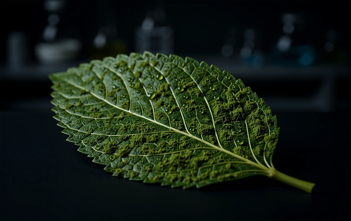 Botanical precision detail